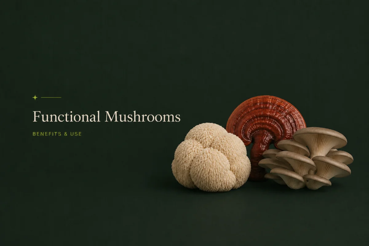 Functional Mushrooms Explained Science-Backed Benefits and How to Use Them