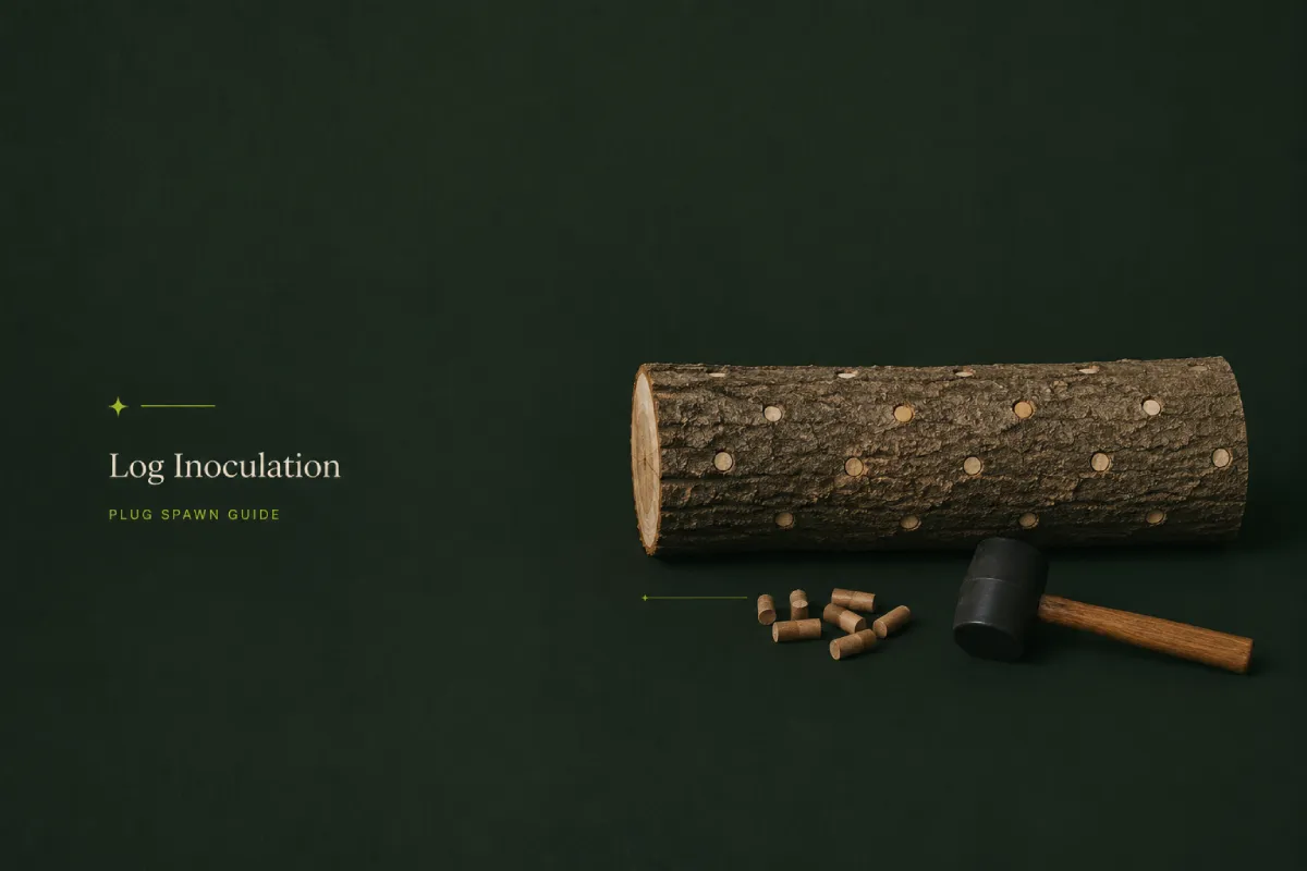 Log Inoculation with Plug Spawn: A Complete Step-by-Step Guide
