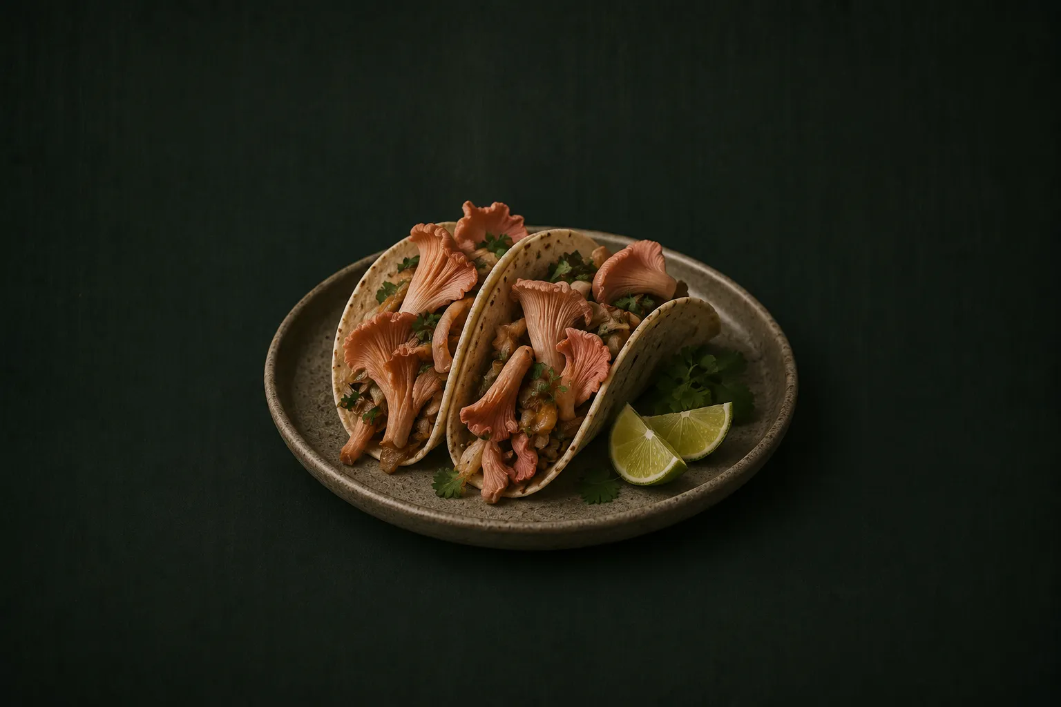 Pink Oyster Mushroom Tacos Recipe