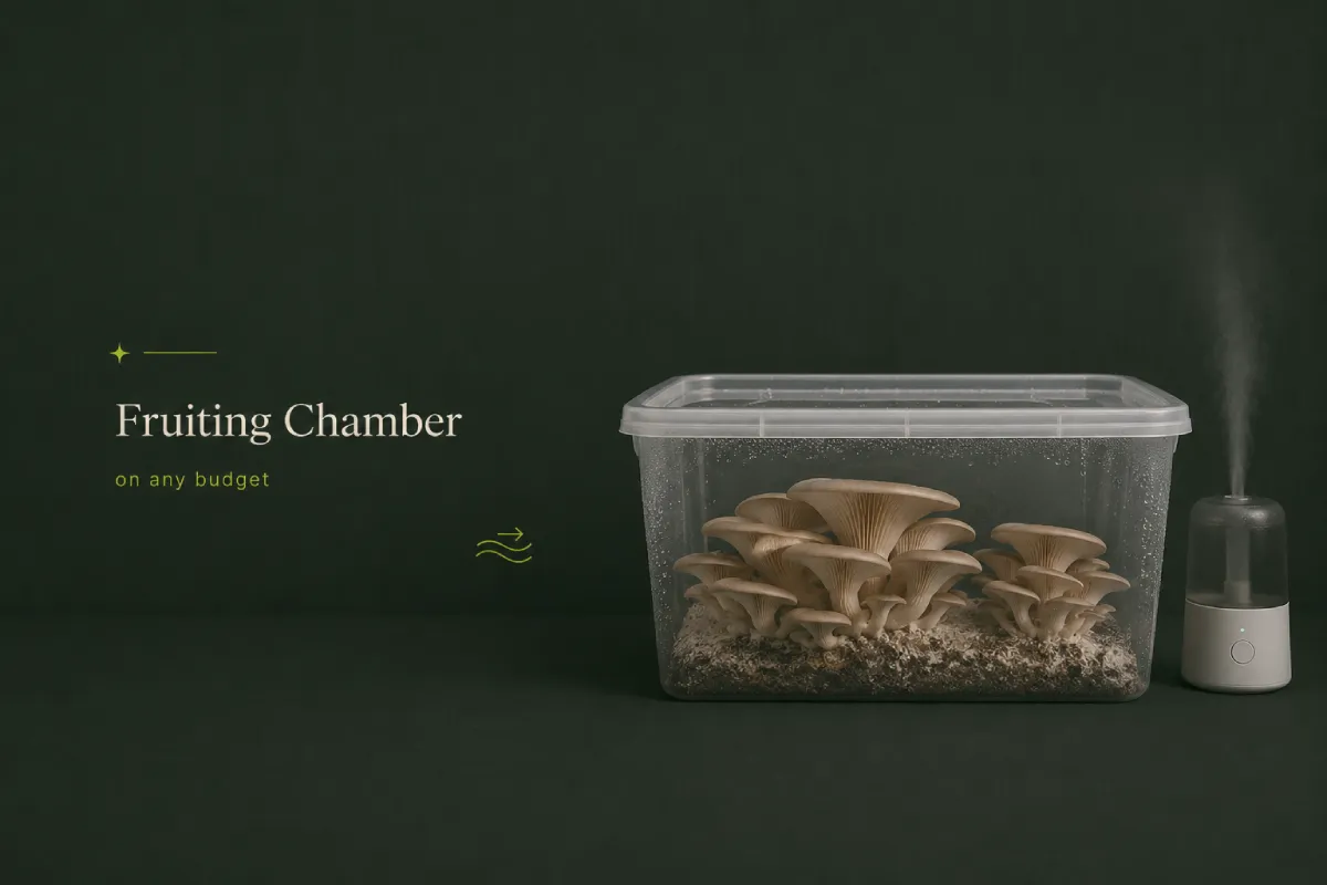 Setting Up a Mushroom Fruiting Chamber on Any Budget